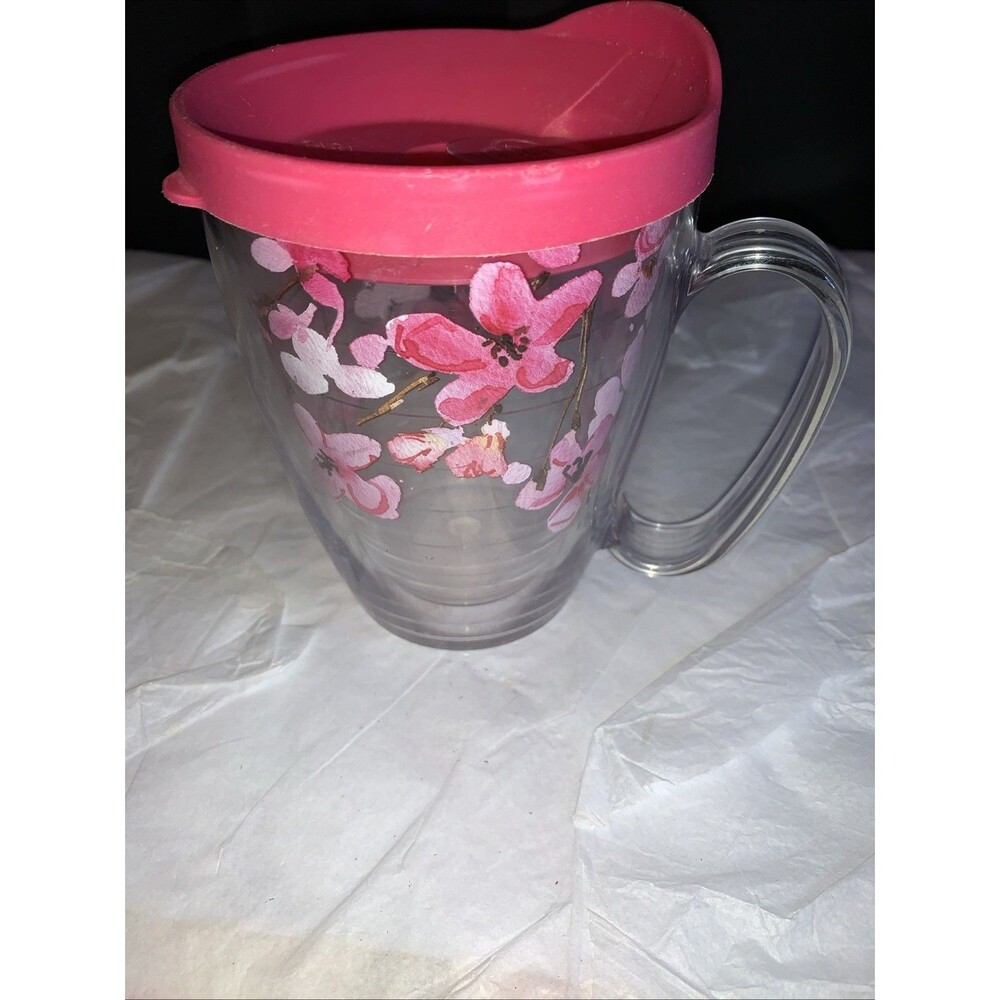 Tervis Double Walled Sakura Japanese Cherry Classic 16 oz Travel Mug with Lid
